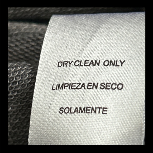 Trendy Gray Mini Dress with Chunky Chain Accent, Size L. - Picture 6 of 7